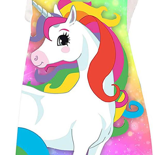Unicorn Customized Waterproof Apron for Cooking, Baking, Painting (3 to 10 yrs)