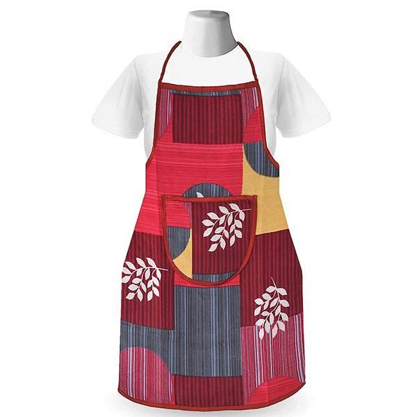 Multicolour Customized Oil Stain Resistant Unisex Cooking Apron with 1 Front Pocket