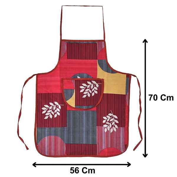 Multicolour Customized Oil Stain Resistant Unisex Cooking Apron with 1 Front Pocket