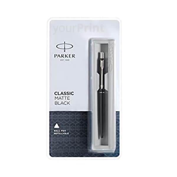 Customized Classic Matte Black Parker Ball Pen