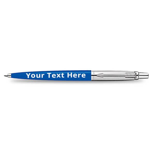 Blue Customized Parker Jotter Standard CT Ball Pen