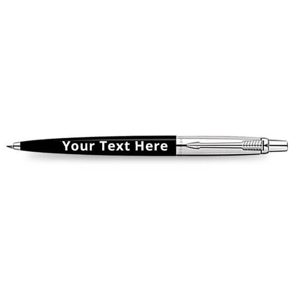 Black Customized Parker Jotter Ball Pen