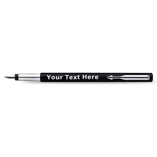 Black Customized Calligraphy Parker Vector Pen