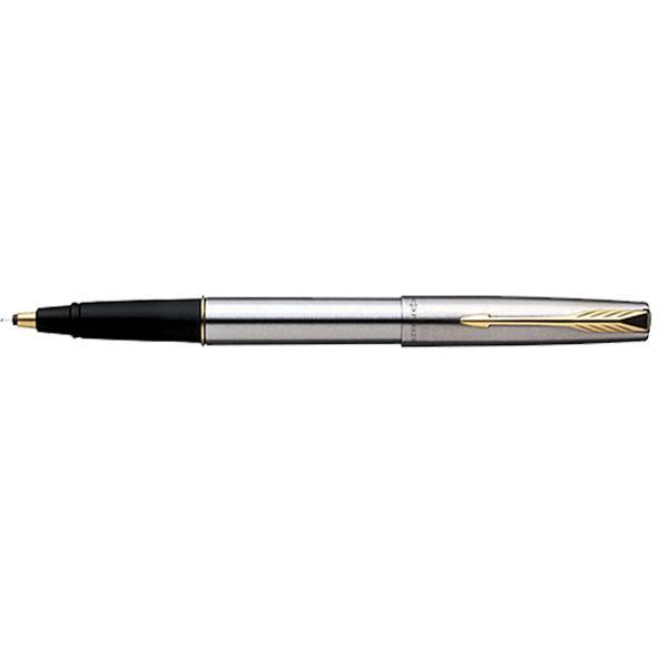 Stainless Steel Customized Parker Frontier Roller Ball Pen Gold Trim, Blue Ink, with Dad Quote
