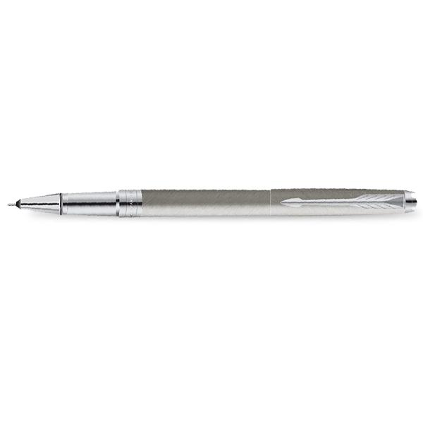 Silver Customized Parker Aster Brushed Metal CT (Roller Ball Pen)