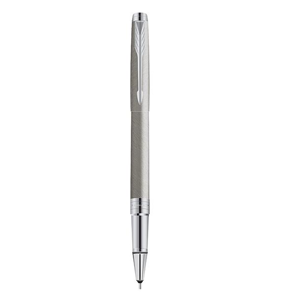 Silver Customized Parker Aster Brushed Metal CT (Roller Ball Pen)