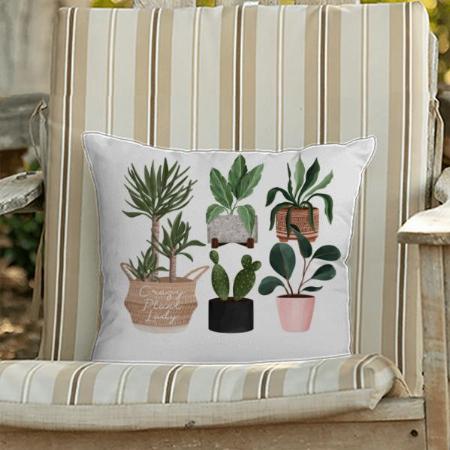 Plant Design Customized Photo Printed Cushion