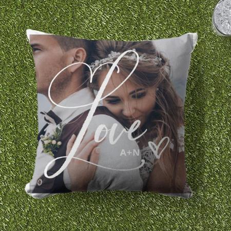 Love Design  Customized Photo Printed Cushion