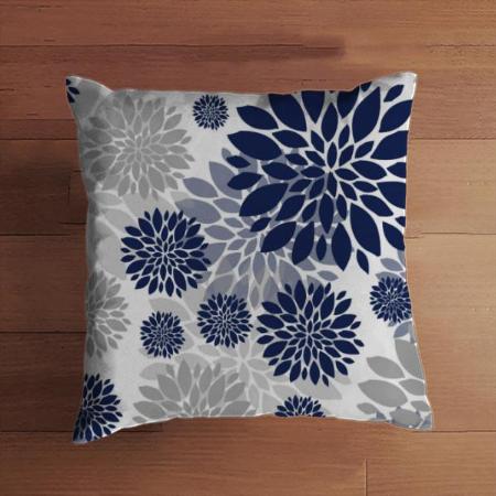Flower Design Customized Photo Printed Cushion