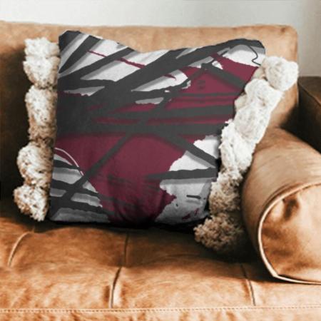 Sketch Colorful Design Customized Photo Printed Cushion