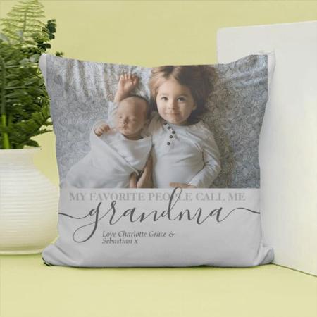 Photo with Text Customized Photo Printed Cushion