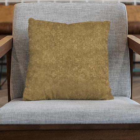 Brown Pattern Design Customized Photo Printed Cushion