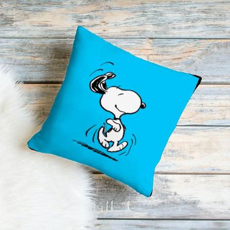 Dog Cartoon Design Customized Photo Printed Cushion