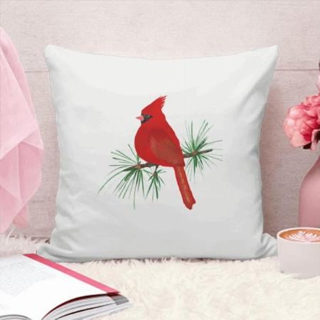 Bird Design Customized Photo Printed Cushion