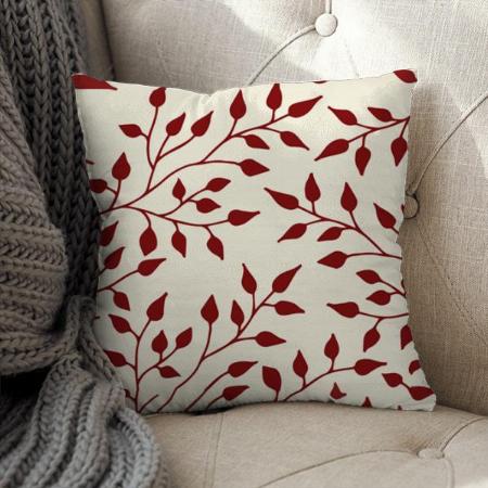 Leaf Design Customized Photo Printed Cushion