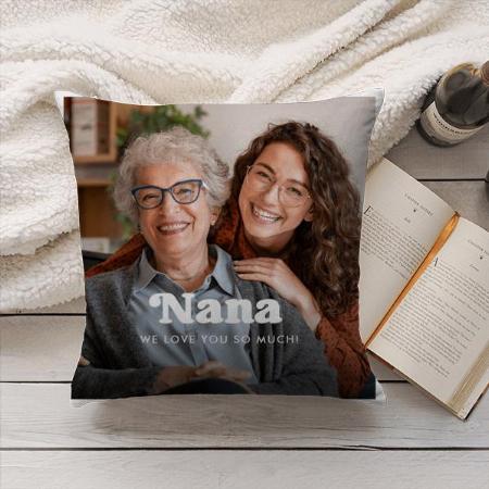 We Love You So Much Design Customized Photo Printed Cushion