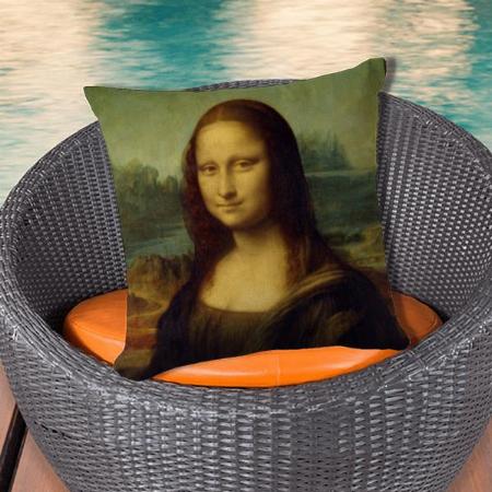 Monalisa Painting Customized Photo Printed Cushion