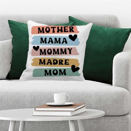 Mother Design Customized Photo Printed Cushion