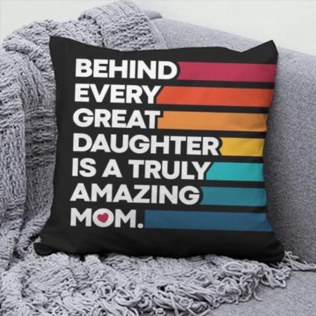 Mom Design Customized Photo Printed Cushion