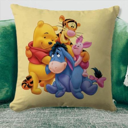 Winnie The Pooh Character Customized Photo Printed Cushion