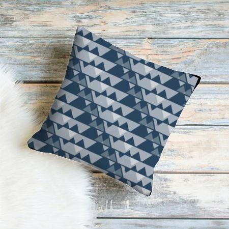 Geometrical Design Customized Photo Printed Cushion