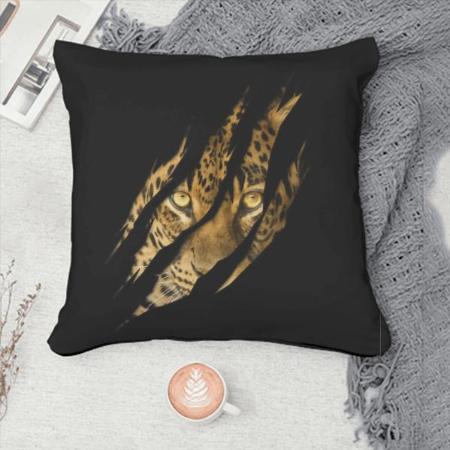 Hidden Leopard Design Customized Photo Printed Cushion