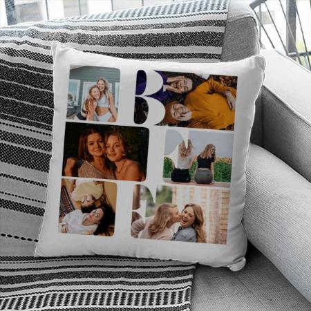 Bff Photo Frame Design Customized Photo Printed Cushion