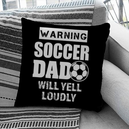 Sccccer Dad Design Customized Photo Printed Cushion