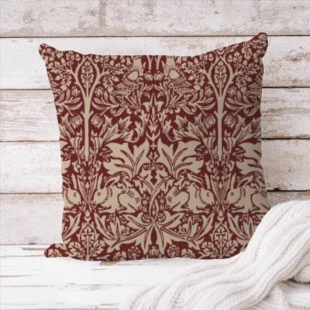 Floral Pattern Design Customized Photo Printed Cushion