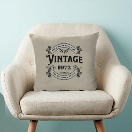 Vintage Design Customized Photo Printed Cushion