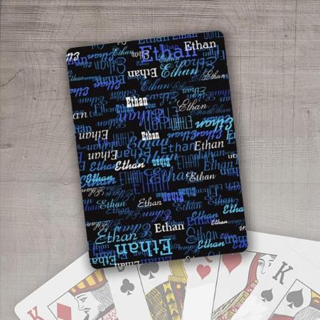 Your Own Name Customized Photo Printed Playing Cards