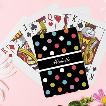 Bubble Design Customized Photo Printed Playing Cards