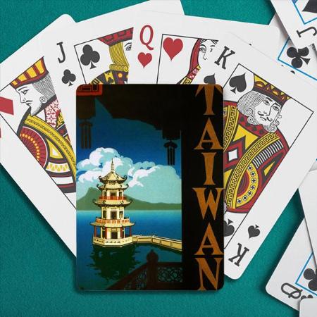 Travel Asia Design Customized Photo Printed Playing Cards