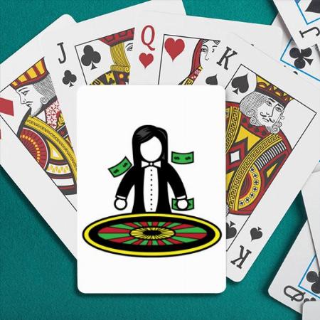 Roulette Game Design Customized Photo Printed Playing Cards