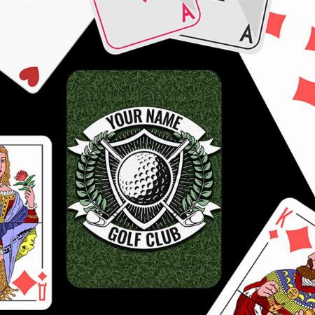 Golf Design Customized Photo Printed Playing Cards