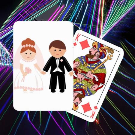 Cute Couple Design Customized Photo Printed Playing Cards