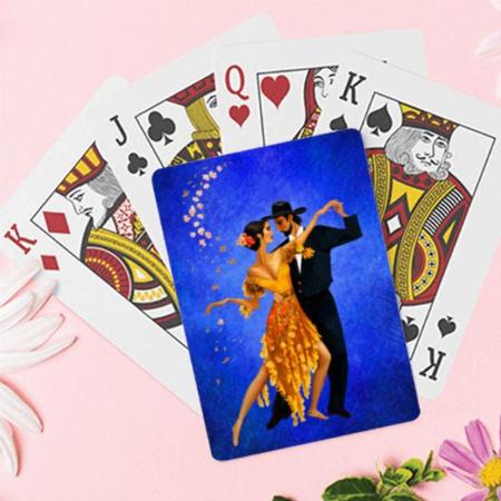 Couple Dancing Design Customized Photo Printed Playing Cards