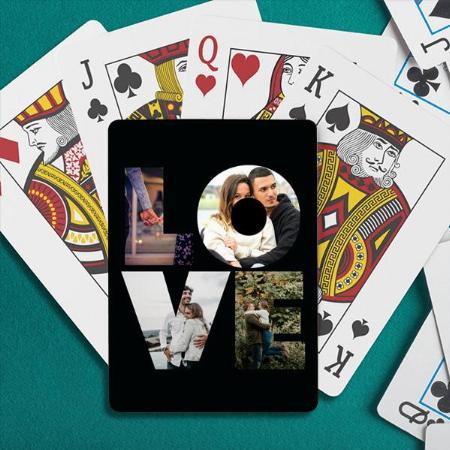Love Photo Frame Customized Photo Printed Playing Cards