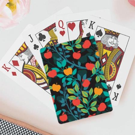 Apple Tree Design Customized Photo Printed Playing Cards