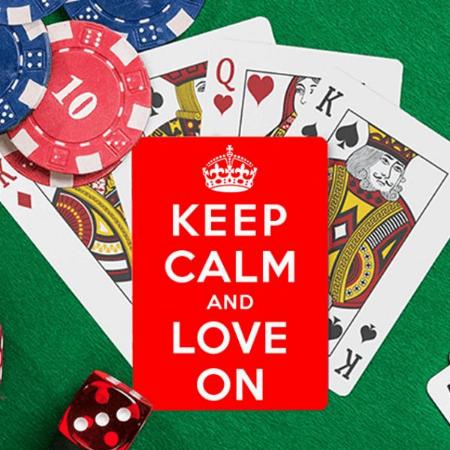Keep Clam Design Customized Photo Printed Playing Cards