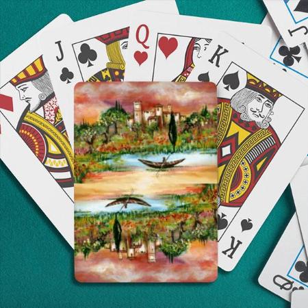 Nature Design Customized Photo Printed Playing Cards