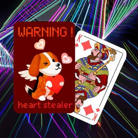 Dog Design Customized Photo Printed Playing Cards