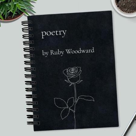 Poetry Customized Photo Printed Notebook