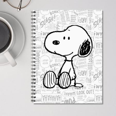 Cartoon Dog Design Customized Photo Printed Notebook