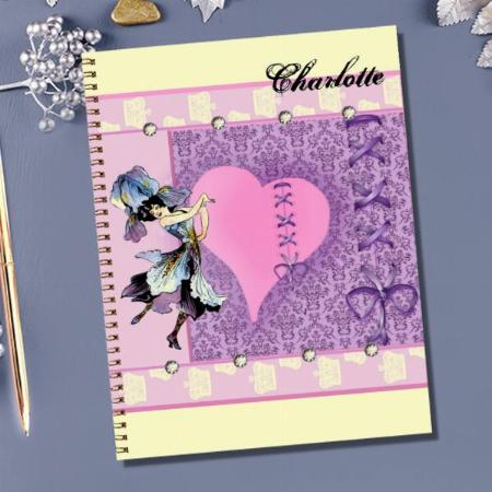 Pretty girl Design Customized Photo Printed Notebook