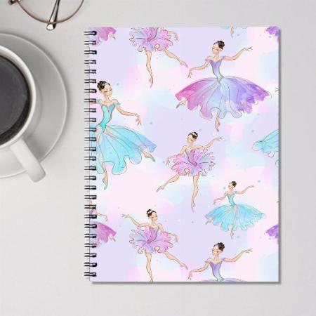 Elegant Ballerinas Ballet Dancer Customized Photo Printed Notebook