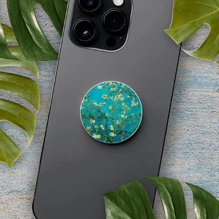 Vincent Van Gogh Blossoming Almond Tree Floral Art Customized Printed Phone Grip Holder Sockets