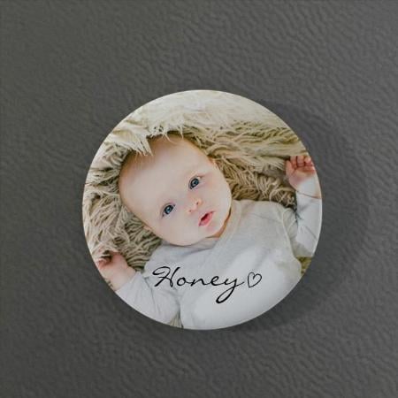 Modern Photo Customized Photo Printed Button Badge