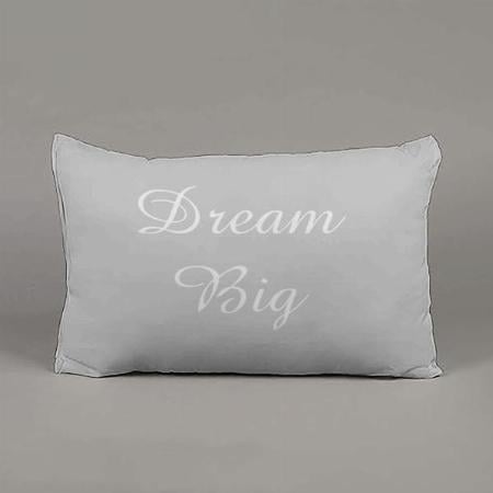 Dream Big Inspirational Quote Customized Photo Printed Pillow Cover