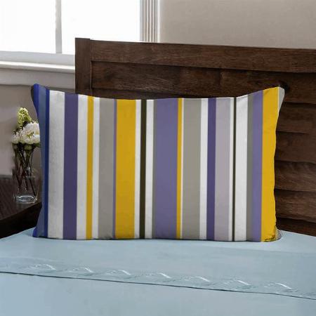 Modern New Stripes Design Customized Photo Printed Pillow Cover